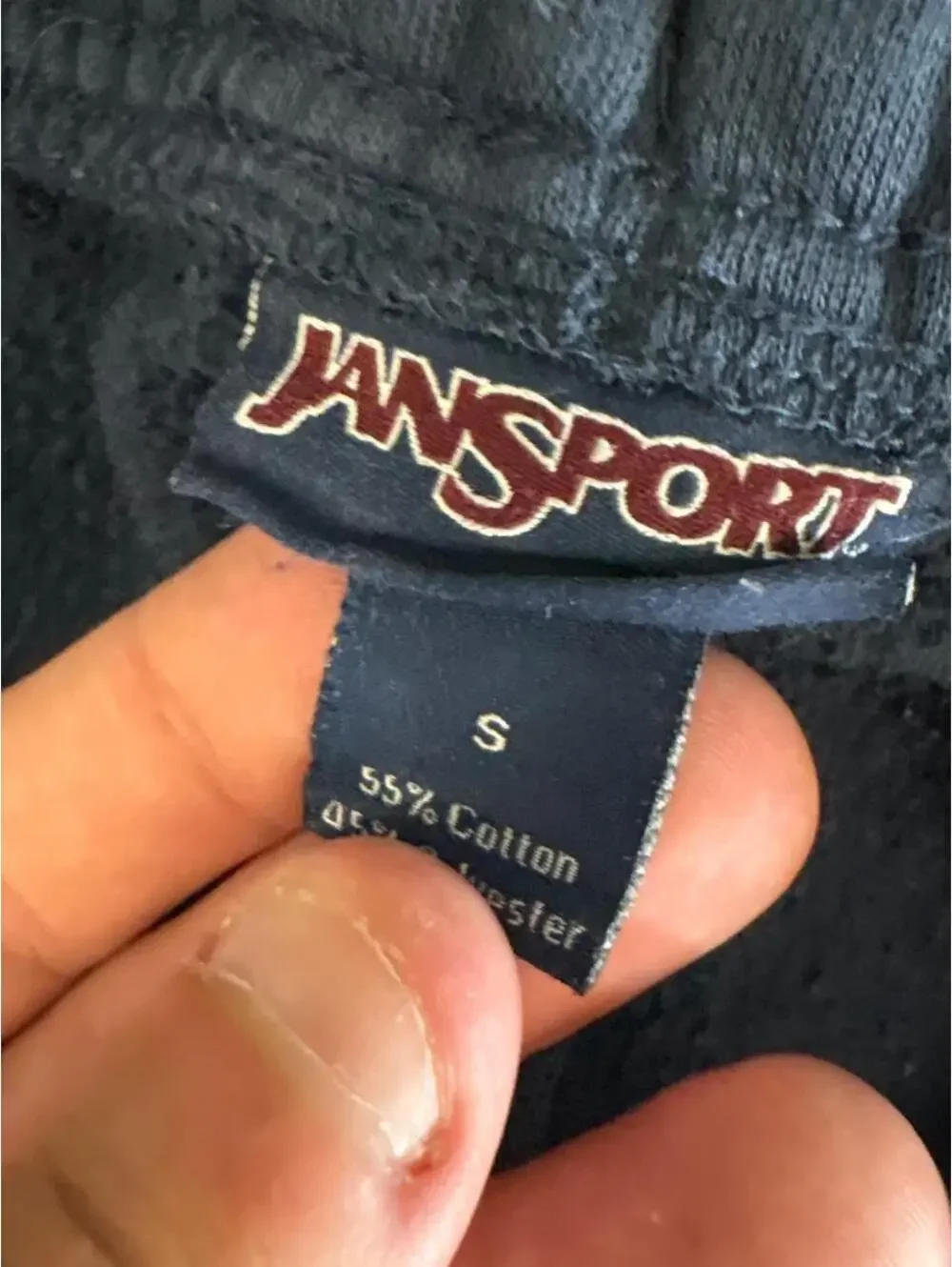 Y2K baggy Navy blue Gettysburg College cotton sweatpants